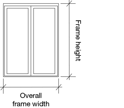 French door diagram